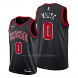 Maillot Chicago Bulls Coby White #0 Statement Edition Noir