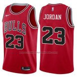 Maillot Chicago Bulls Michael Jordan #23 2017-18 Rouge