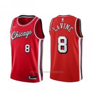 Maillot Chicago Bulls Zach Lavine #8 Ville 2021-22 Rouge