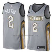 Maillot Cleveland Cavaliers Collin Sexton #2 Ville 2018 Gris