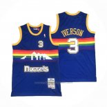 Maillot Denver Nuggets Allen Iverson #3 Mitchell & Ness 2006-07 Bleu