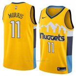 Maillot Denver Nuggets Monte Morris #11 Statement 2018 Jaune