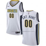 Maillot Denver Nuggets Personnalise 17-18 Blanc