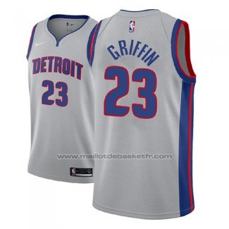 Maillot Detroit Pistons Blake Griffin #23 Statement 2018-19 Gris