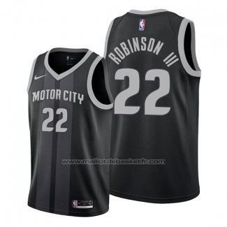 Maillot Detroit Pistons Glenn Robinson III #22 Ville Edition Noir