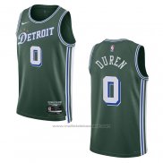 Maillot Detroit Pistons Jalen Duren #0 Ville 2022-23 Vert