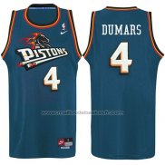 Maillot Detroit Pistons Joe Dumars #4 Bleu