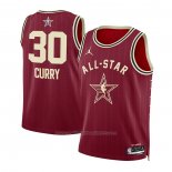 Maillot Enfant All Star 2024 Golden State Warriors Stephen Curry #30 Rouge
