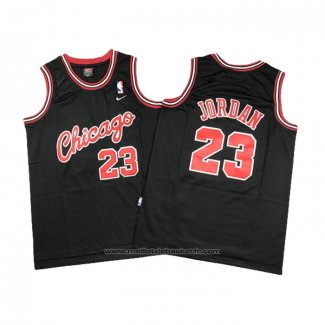 Maillot Enfant Chicago Bulls Michael Jordan #23 Noir4