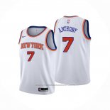 Maillot Enfant New York Knicks Carmelo Anthony #7 Association Blanc