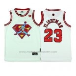 Maillot Film Flightman Superman #23 Blanc