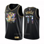 Maillot Golden Edition Dallas Mavericks Luka Doncic #77 2021-22 Noir