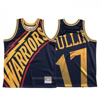 Maillot Golden State Warriors Chris Mullin #17 Mitchell & Ness Big Face Bleu