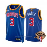 Maillot Golden State Warriors Jordan Poole #3 Classic 2022 NBA Finals Bleu