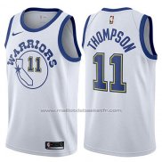 Maillot Golden State Warriors Klay Thompson #11 Hardwood 2017-18 Blanc