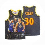 Maillot Golden State Warriors Stephen Curry #30 Mitchell & Ness MVP Noir