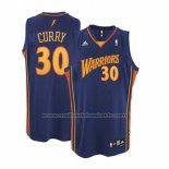 Maillot Golden State Warriors Stephen Curry #30 Retro Bleu
