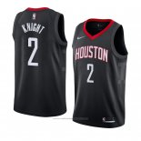 Maillot Houston Rockets Brandon Knight #2 Statement 2018 Noir