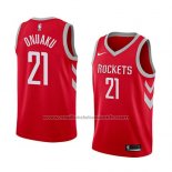 Maillot Houston Rockets Chinanu Onuaku #21 Icon 2018 Rouge