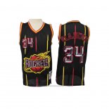 Maillot Houston Rockets Hakeem Olajuwon #34 Noir