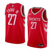 Maillot Houston Rockets James Ennis III #27 Icon 2018 Rouge