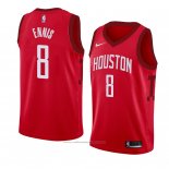 Maillot Houston Rockets James Ennis #8 Earned 2018-19 Rouge