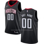 Maillot Houston Rockets Personnalise 17-18 Noir