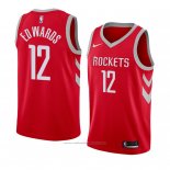 Maillot Houston Rockets Vincent Edwards #12 Icon 2018 Rouge