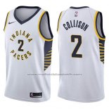 Maillot Indiana Pacers Darren Collison #2 Association 2017-18 Blanc