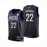 Maillot Indiana Pacers Isaiah Jackson #22 Ville 2022-23 Bleu