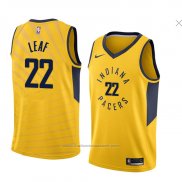 Maillot Indiana Pacers Tj Leaf #22 Statement 2018 Jaune