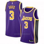 Maillot Los Angeles Lakers Anthony Davis #3 Statement 2021-22 Voleta