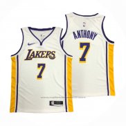 Maillot Los Angeles Lakers Carmelo Anthony #7 Association Blanc
