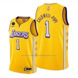 Maillot Los Angeles Lakers Kentavious Caldwell-Pope #1 Ville Jaune
