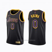 Maillot Los Angeles Lakers Kyle Kuzma #0 Earned 2020-21 Noir