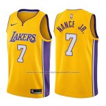 Maillot Los Angeles Lakers Larry Nance Jr. #7 Icon 2017-18 Or
