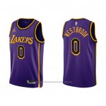 Maillot Los Angeles Lakers Russell Westbrook #0 Statement 2022-23 Volet