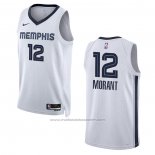 Maillot Memphis Grizzlies Ja Morant #12 Association 2022-23 Blanc