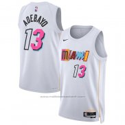 Maillot Miami Heat Bam Adebayo #13 Ville 2022-23 Blanc