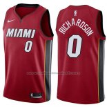 Maillot Miami Heat Josh Richardson #0 Statement 2017-18 Rouge