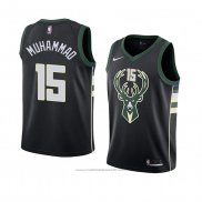 Maillot Milwaukee Bucks Shabazz Muhammad #15 Statement 2018 Noir