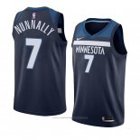 Maillot Minnesota Timberwolves James Nunnally #7 Icon 2017-18 Bleu