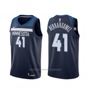 Maillot Minnesota Timberwolves Juancho Hernangomez #41 Icon 2019-20 Bleu