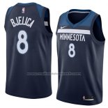 Maillot Minnesota Timberwolves Nemanja Bjelica #8 Icon 2018 Bleu