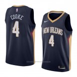 Maillot New Orleans Pelicans Charles Cooke #4 Icon 2018 Bleu