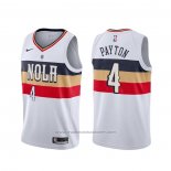 Maillot New Orleans Pelicans Elfrid Payton #4 Earned Blanc