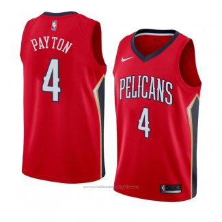 Maillot New Orleans Pelicans Elfrid Payton #4 Statement 2018 Rouge