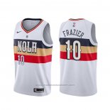 Maillot New Orleans Pelicans Tim Frazier #10 Earned Blanc
