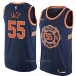 Maillot New York Knicks Jarrett Jack #55 Ville 2018 Bleu