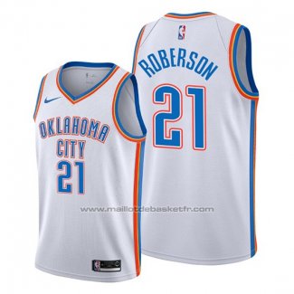 Maillot Oklahoma City Thunder Andre Roberson #21 Association Blanc